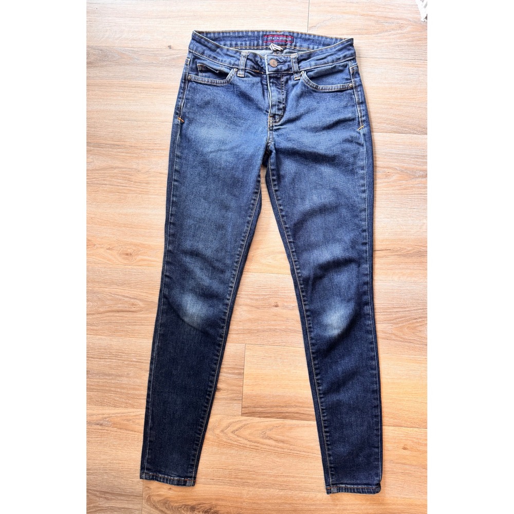 Tommy Hilfiger Curve Skinny Jeans Dark Wash Denim Womens Size 0